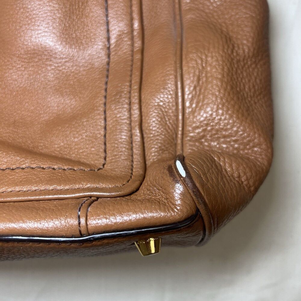 Marc Jacobs Tan Leather Satchel Shoulder Bag - Picture 12 of 16